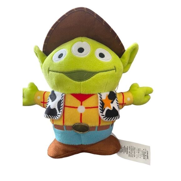 Disney Store Pixar Toy Story Remix Alien Sheriff Woody Plush Stuffed Animal - Picture 3 of 11